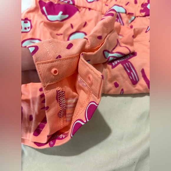 Columbia NWT baby girl coral reef vacation vibes playsuit 12/18 months - Picture 6 of 7